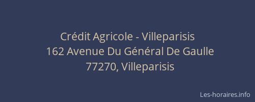 Crédit Agricole - Villeparisis