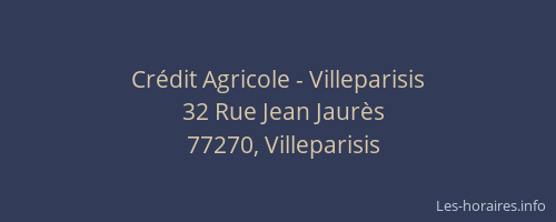 Crédit Agricole - Villeparisis