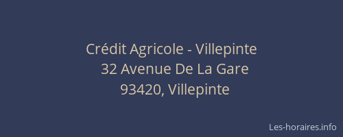 Crédit Agricole - Villepinte