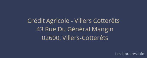 Crédit Agricole - Villers Cotterêts