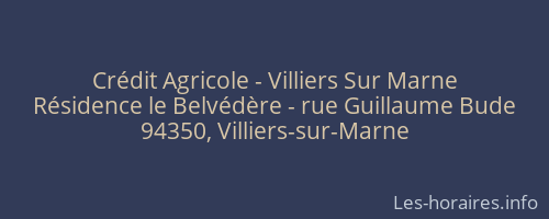 Crédit Agricole - Villiers Sur Marne