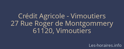 Crédit Agricole - Vimoutiers