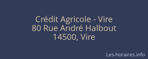 Crédit Agricole - Vire