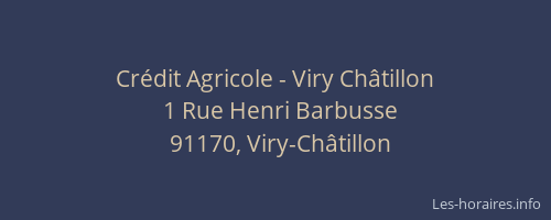 Crédit Agricole - Viry Châtillon