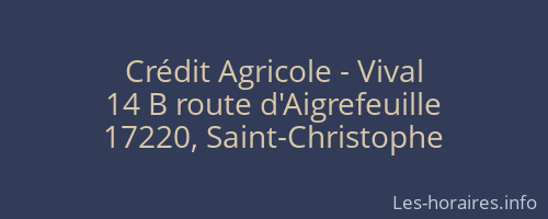 Crédit Agricole - Vival