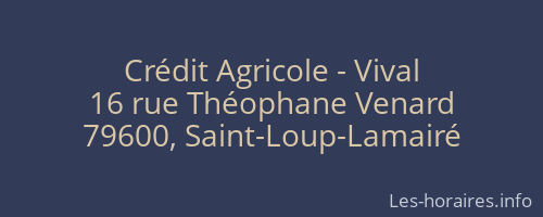Crédit Agricole - Vival