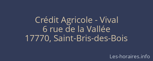 Crédit Agricole - Vival