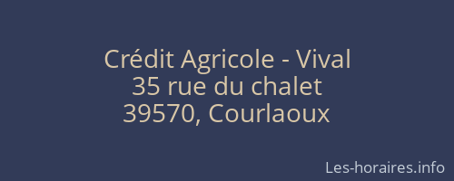 Crédit Agricole - Vival