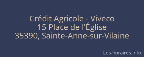 Crédit Agricole - Viveco