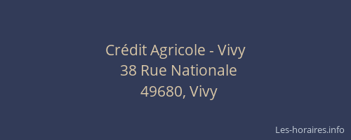 Crédit Agricole - Vivy