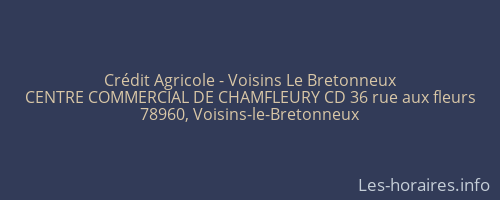 Crédit Agricole - Voisins Le Bretonneux