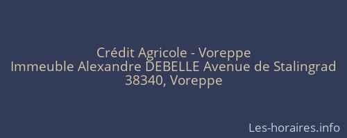 Crédit Agricole - Voreppe