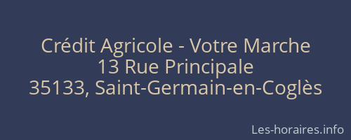Crédit Agricole - Votre Marche