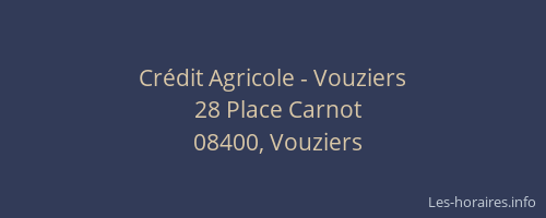 Crédit Agricole - Vouziers