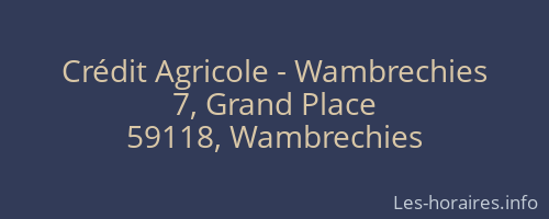 Crédit Agricole - Wambrechies