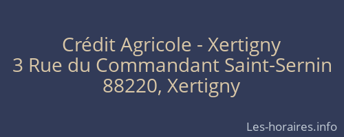 Crédit Agricole - Xertigny