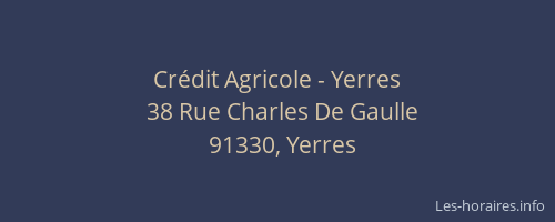 Crédit Agricole - Yerres