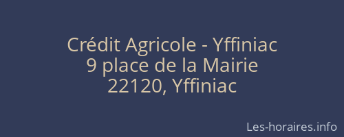 Crédit Agricole - Yffiniac