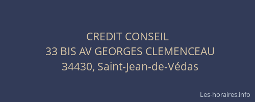 CREDIT CONSEIL