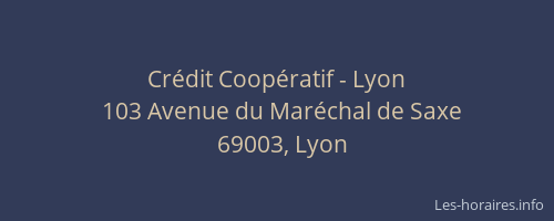 Crédit Coopératif - Lyon
