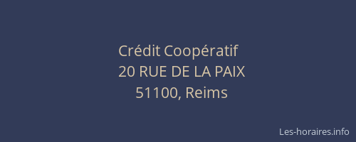 Crédit Coopératif