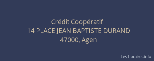 Crédit Coopératif