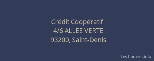 Crédit Coopératif