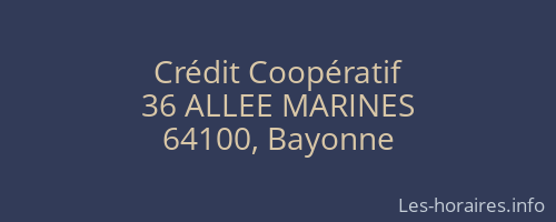 Crédit Coopératif