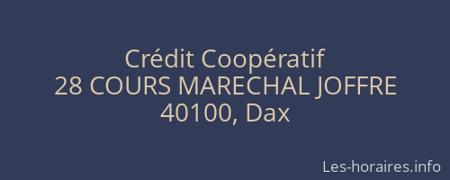 Crédit Coopératif