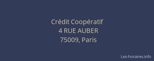 Crédit Coopératif