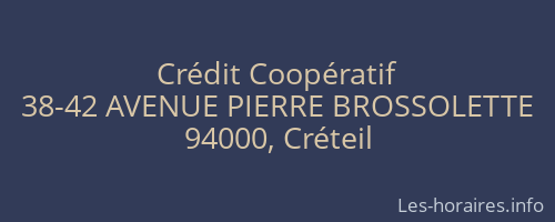 Crédit Coopératif