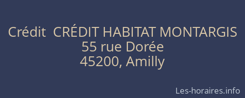 Crédit  CRÉDIT HABITAT MONTARGIS