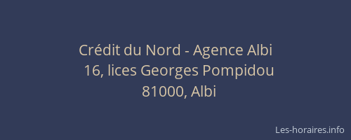 Crédit du Nord - Agence Albi