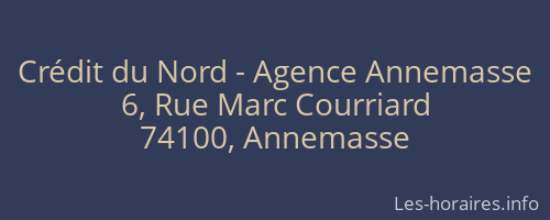Crédit du Nord - Agence Annemasse