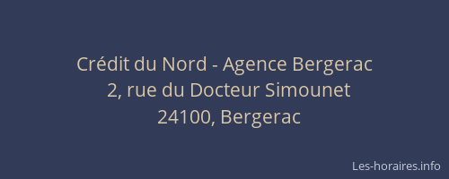 Crédit du Nord - Agence Bergerac