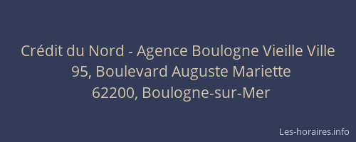 Crédit du Nord - Agence Boulogne Vieille Ville