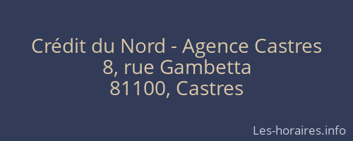 Crédit du Nord - Agence Castres
