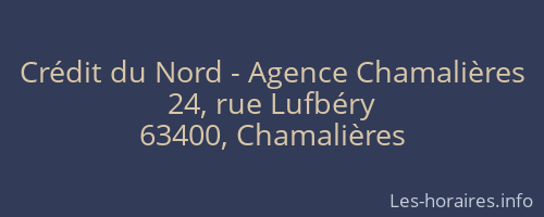 Crédit du Nord - Agence Chamalières