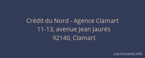 Crédit du Nord - Agence Clamart