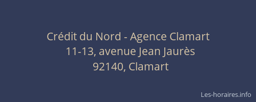Crédit du Nord - Agence Clamart