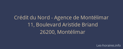 Crédit du Nord - Agence de Montélimar