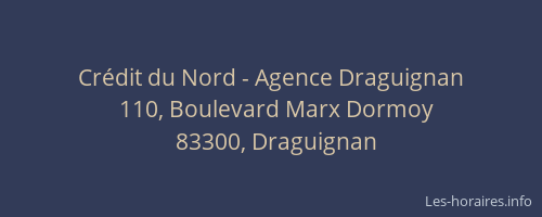 Crédit du Nord - Agence Draguignan