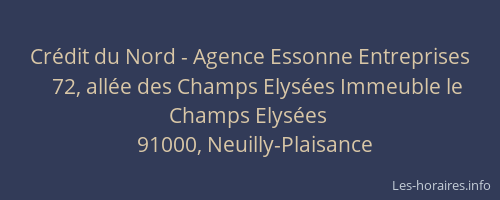 Crédit du Nord - Agence Essonne Entreprises