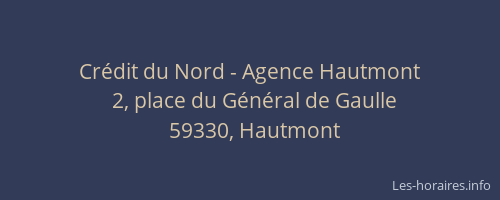Crédit du Nord - Agence Hautmont