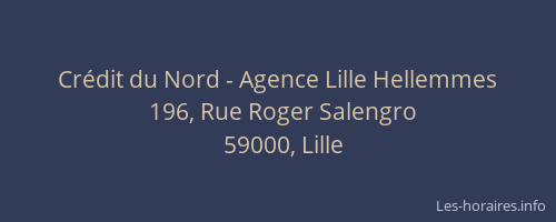 Crédit du Nord - Agence Lille Hellemmes