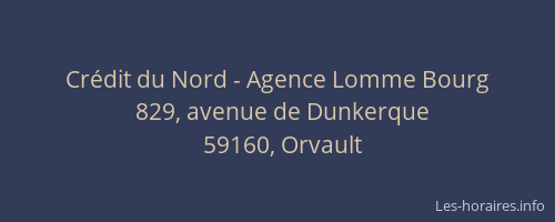Crédit du Nord - Agence Lomme Bourg