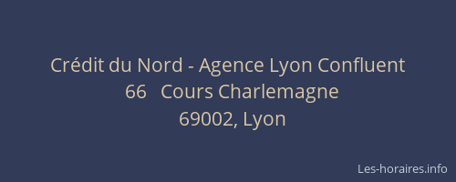 Crédit du Nord - Agence Lyon Confluent