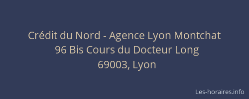 Crédit du Nord - Agence Lyon Montchat
