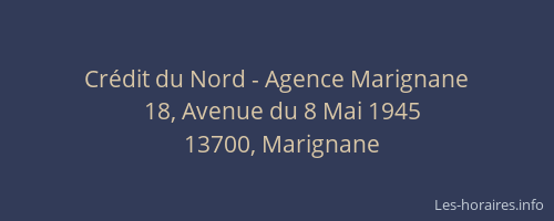Crédit du Nord - Agence Marignane