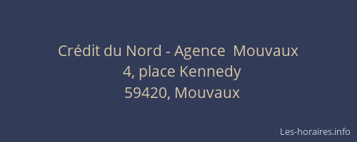 Crédit du Nord - Agence  Mouvaux